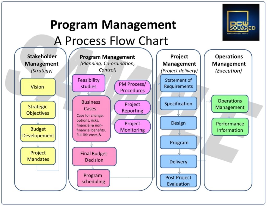 Program/Project Management Plan (PMP) Development – DCW squared